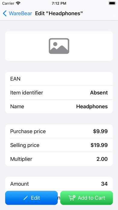 WareBear: Manage the warehouse screenshot 3