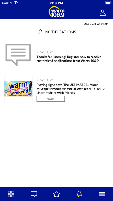 WARM 106.9 screenshot 1