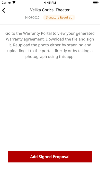 Warranty Assistant screenshot 1