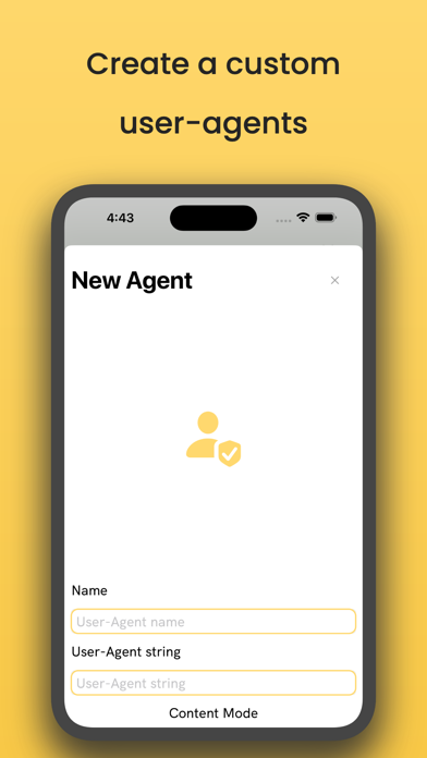 WAS: User-Agent Switcher screenshot 1