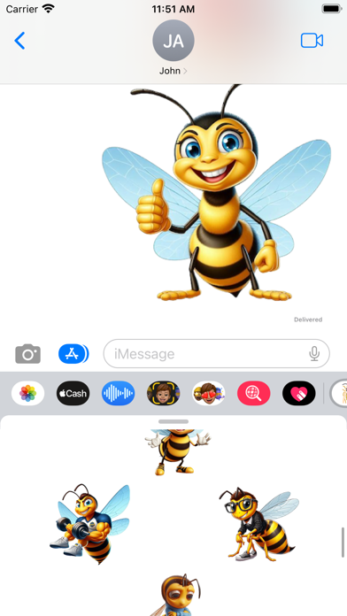 Wasp Stickers screenshot 1