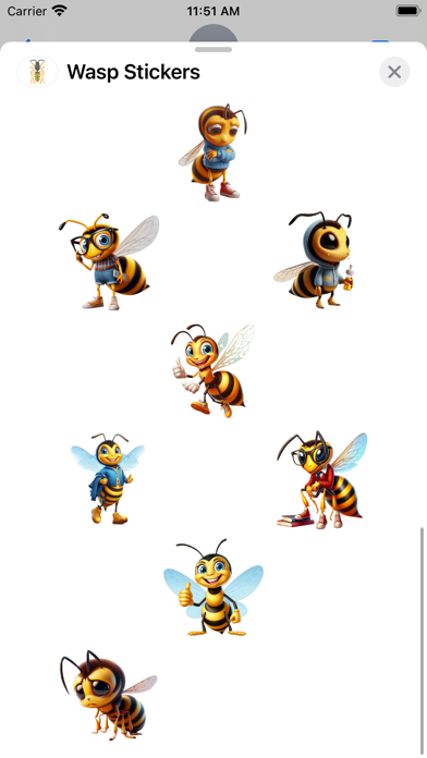Wasp Stickers screenshot 4
