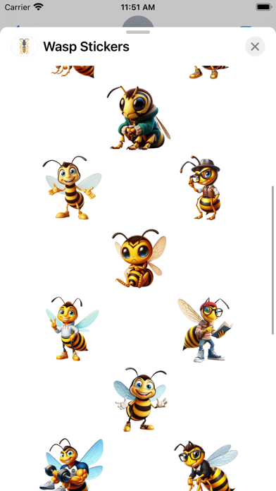 Wasp Stickers screenshot 5