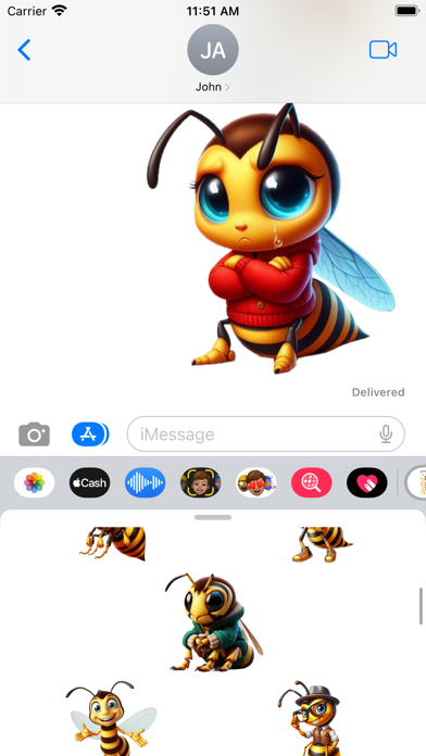 Wasp Stickers screenshot 2
