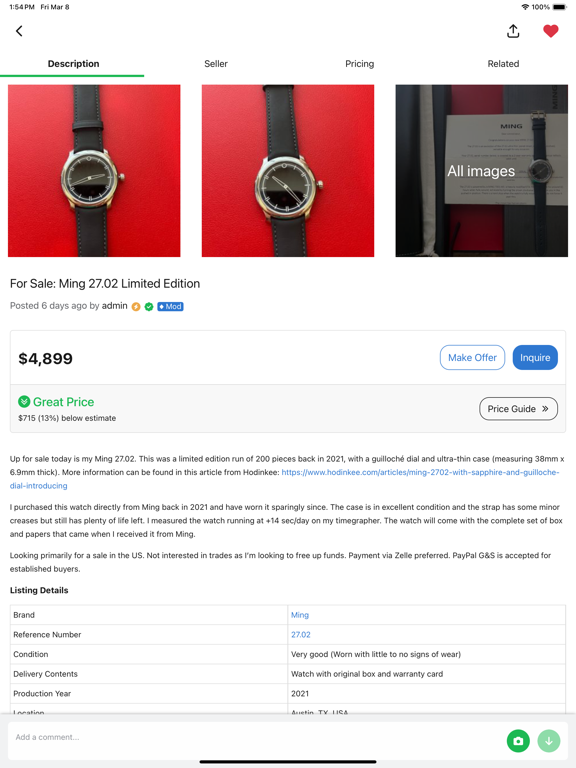 WatchCharts screenshot 9