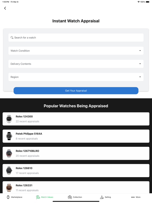 WatchCharts screenshot 6