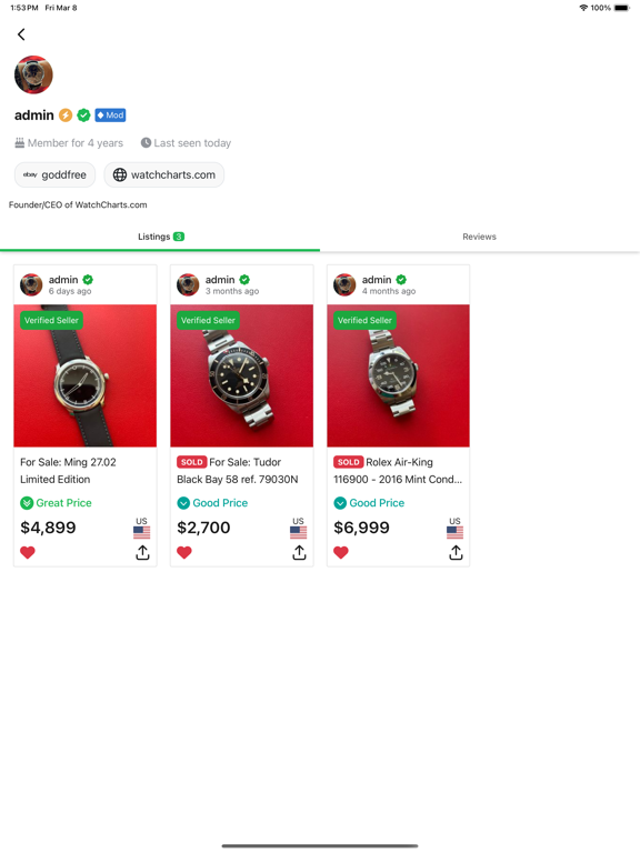 WatchCharts screenshot 8