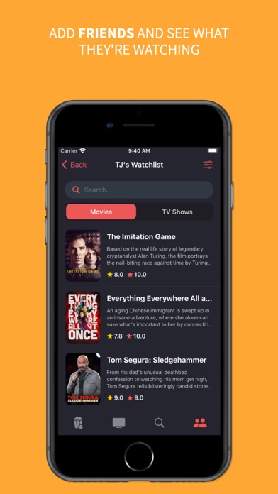 Watchlist: Movies & TV Shows screenshot 1