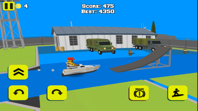 WATER BIKE STUNT RACE GAMES 3D screenshot 4