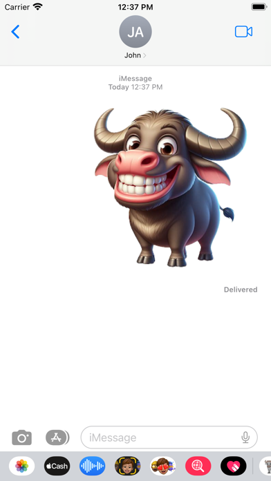 Water Buffalo Stickers screenshot 3