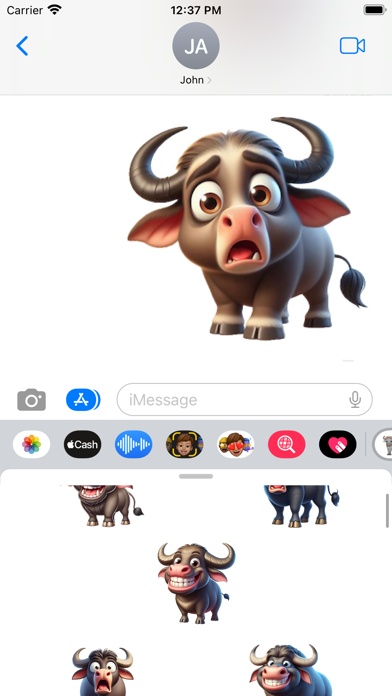 Water Buffalo Stickers screenshot 2