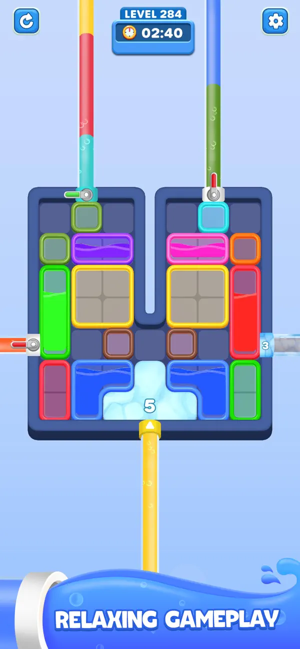 Water Out Puzzle™ screenshot 1