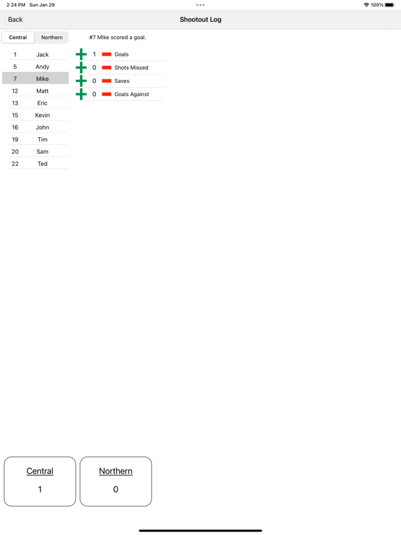 Water Polo Statistics screenshot 1