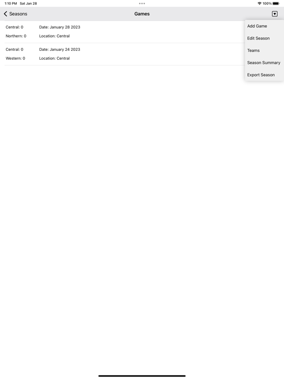 Water Polo Statistics screenshot 4