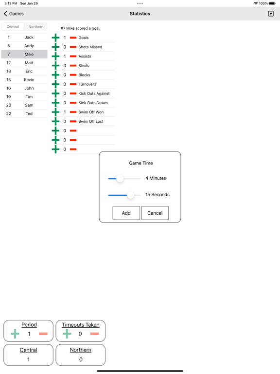 Water Polo Statistics screenshot 10