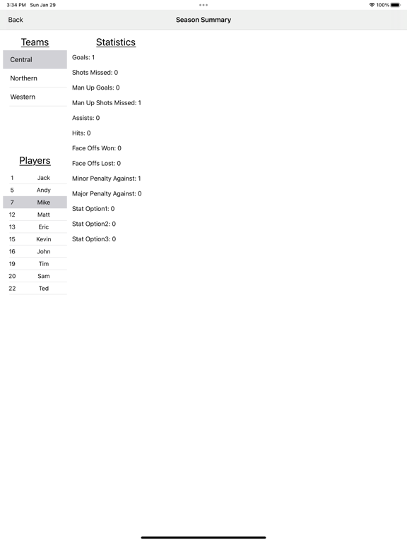 Water Polo Statistics screenshot 8