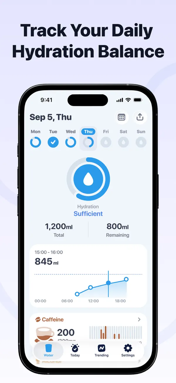 Water Tracker - Drink Reminder screenshot 1