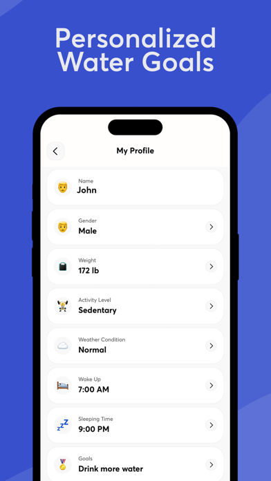 Water Tracker - iHydrate screenshot 1