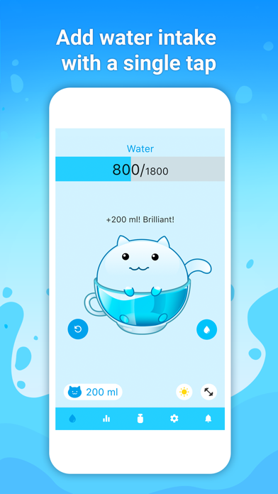 Watercat: drink reminder screenshot 4