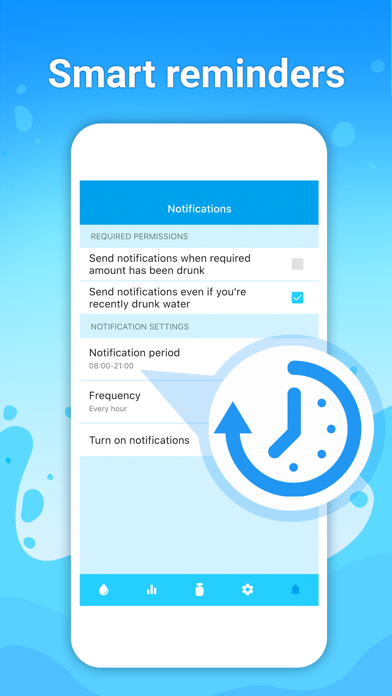 Watercat: drink reminder screenshot 1