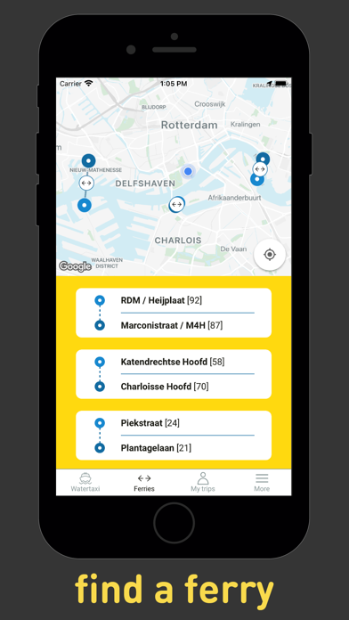 Watertaxi Rotterdam screenshot 1