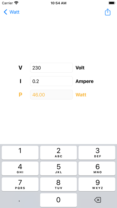 Watt - Power calculator screenshot 2