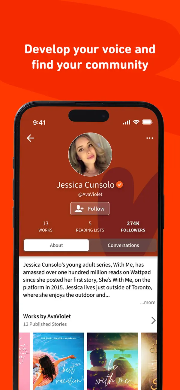 Wattpad - Read & Write Stories screenshot 1