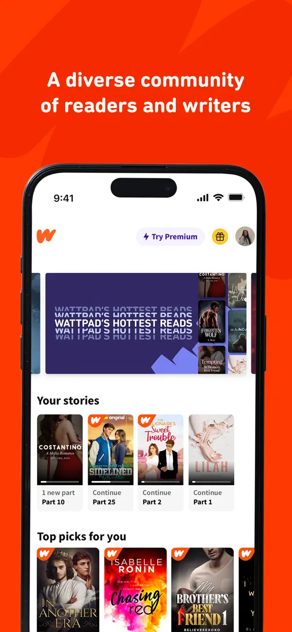 Wattpad - Read & Write Stories screenshot 4