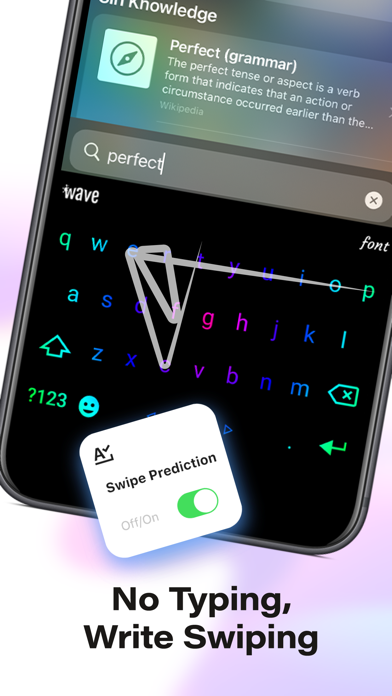 Wave AI Keyboard - Fonts&Skins screenshot 2