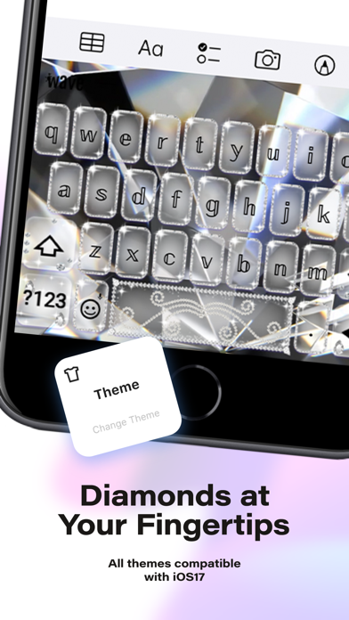 Wave AI Keyboard - Fonts&Skins screenshot 1