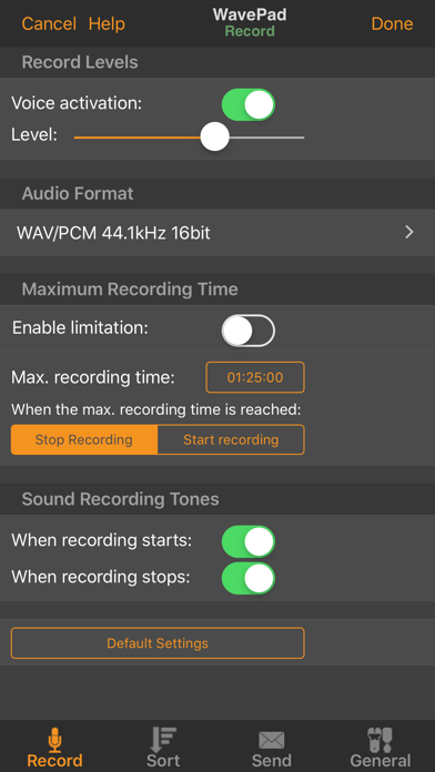 WavePad Music and Audio Editor screenshot 1