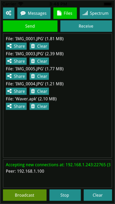 Waver: Data Over Sound screenshot 3
