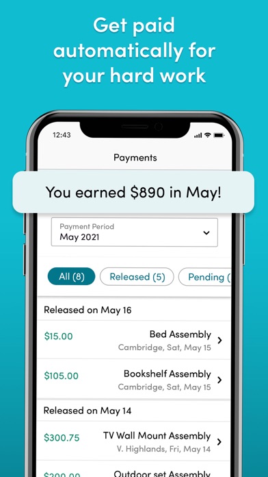 Wayfair Service Pro screenshot 1