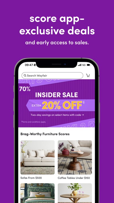 Wayfair – Shop All Things Home screenshot 1