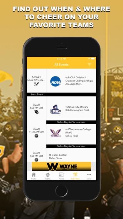 Wayne State Wildcats screenshot 2