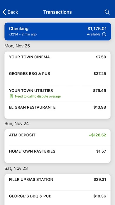 Wayne Westland FCU screenshot 1