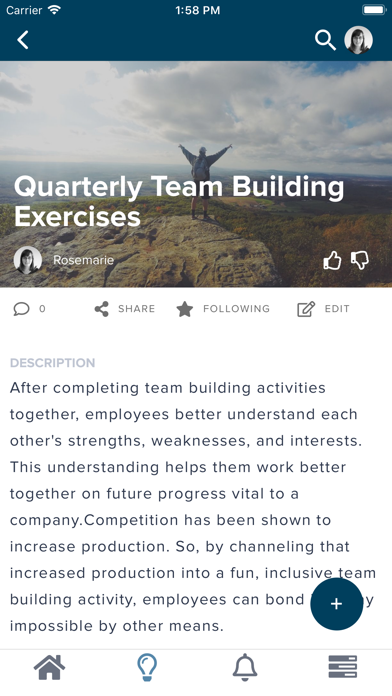 Wazoku Idea App screenshot 1
