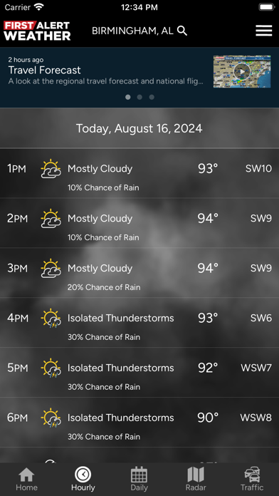 WBRC First Alert Weather screenshot 3