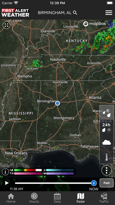 WBRC First Alert Weather screenshot 1