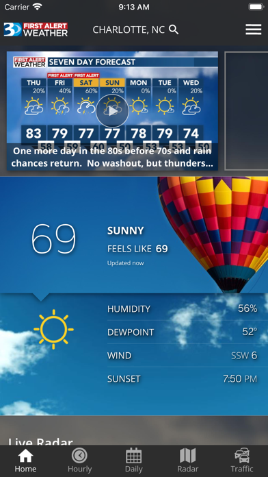 WBTV First Alert Weather screenshot 3