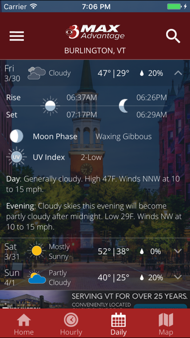 WCAX WEATHER - screenshot 2