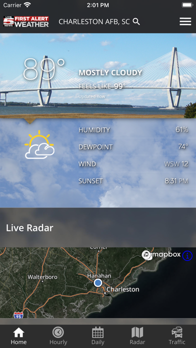 WCSC Live 5 Weather screenshot 3