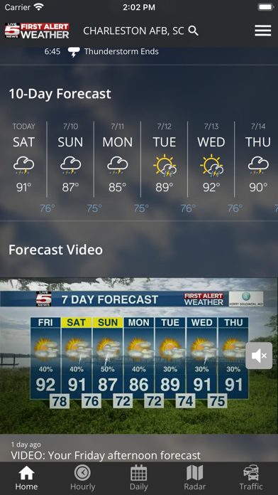 WCSC Live 5 Weather screenshot 2