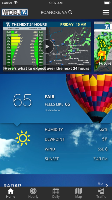 WDBJ7 Weather & Traffic screenshot 3