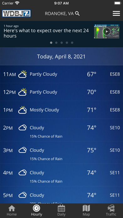 WDBJ7 Weather & Traffic screenshot 2