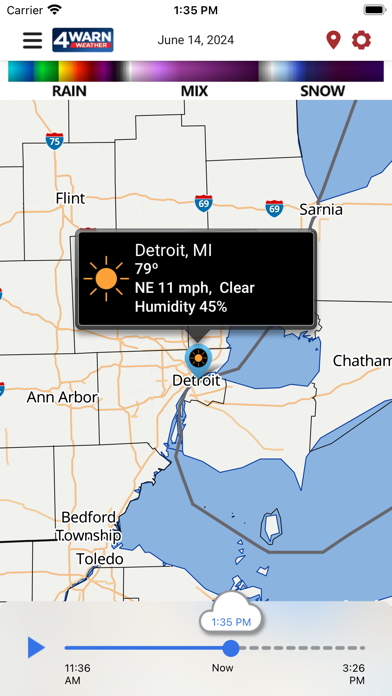 WDIV 4Warn Weather screenshot 1