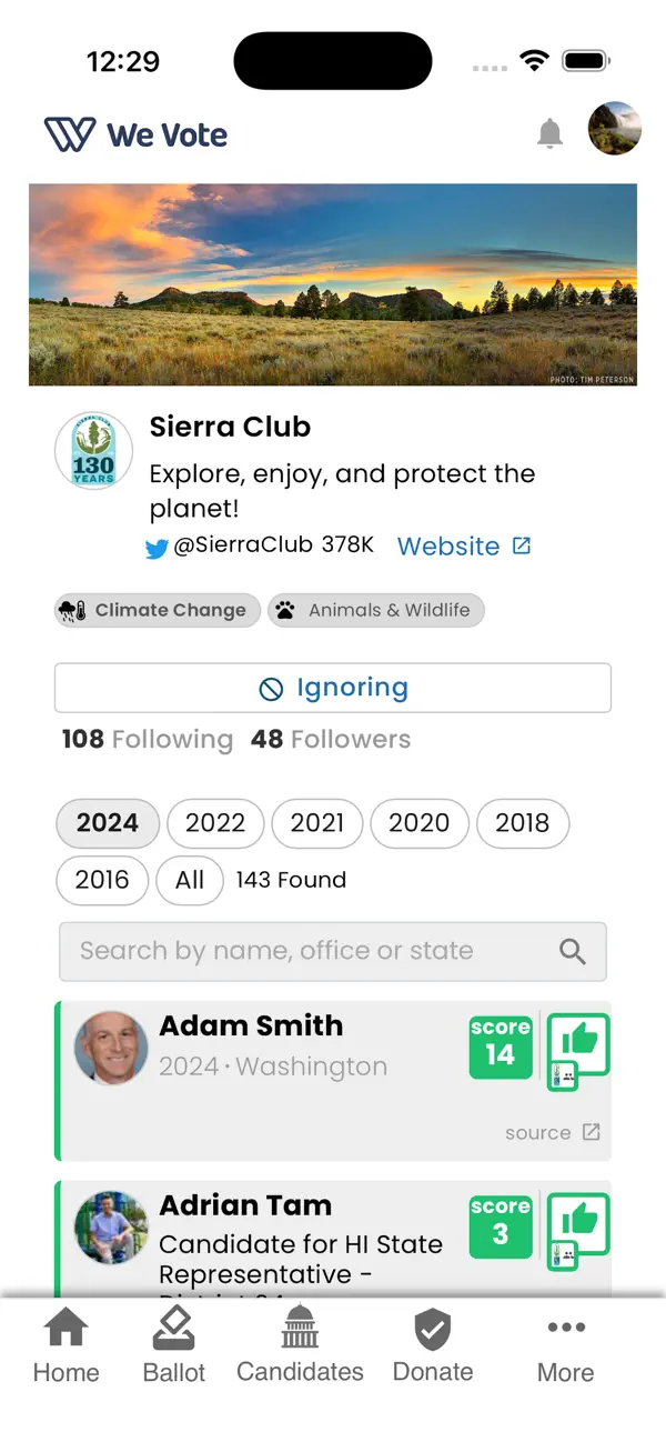 We Vote Ballot Guide,  @WeVote screenshot 2