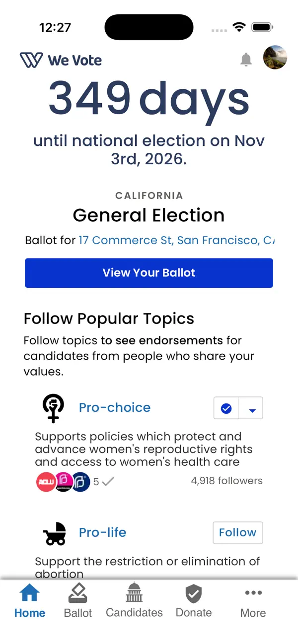 We Vote Ballot Guide,  @WeVote screenshot 6
