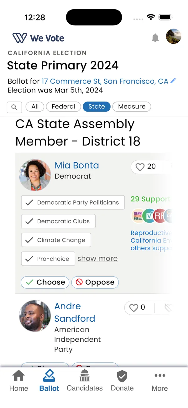 We Vote Ballot Guide,  @WeVote screenshot 4