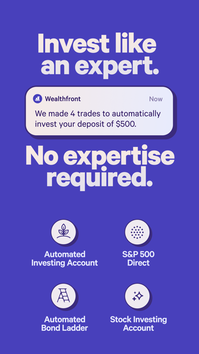 Wealthfront: Save and Invest screenshot 1